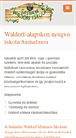 Mobile Screenshot of dev.waldorfsuli.hu